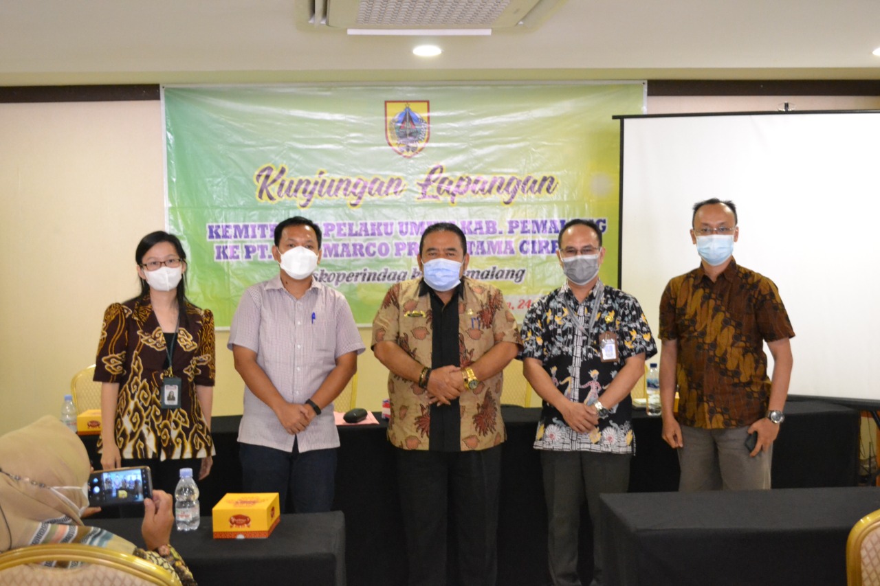 Kemitraan UMKM Kab. Pemalang Kunjungi PT Indomarco Prismatama Cirebon